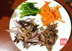 Illustration of Korean mixed vegetables 7