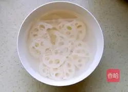 Illustration of how to make stir-fried lotus root slices 2