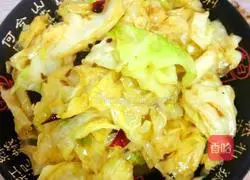 Illustration of how to make hand-shred cabbage 10