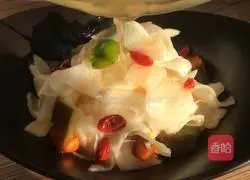 Mix wolfberry and bell pepper Illustration of how to make radish 9