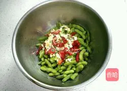 Illustration of how to make cold edamame 8