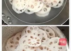 Illustration of how to make sweet and sour rouge lotus root 2