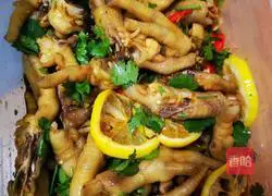 Internet celebrity lemon chicken feet recipe illustration 5