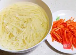 Illustration of how to stir-fry double strands 2