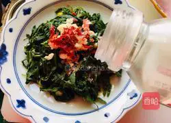 Illustration of how to make cold bitter vegetables 8