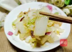 Illustration of how to make wax-flavored cabbage 10