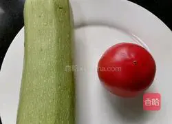 Illustration of how to make tomato-fried zucchini 1