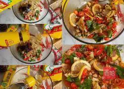 Illustration of how to make spicy and sour shredded chicken 4