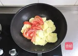 Illustration of how to make tomatoes and potatoes 7