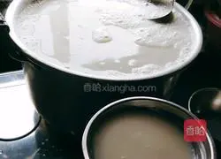 Illustration of how to make bean curd 16