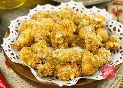 Illustration of how to make king oyster mushrooms turn into chicken popcorn in seconds 6