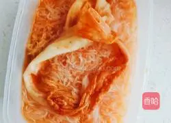 Illustration of how to make spicy cabbage vermicelli 7