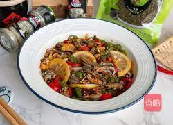 Illustration of how to make spicy Haihong 9