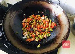 Illustration of how to make vegetarian fried noodles 6