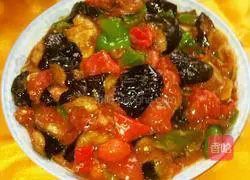 Illustration of how to cook tomatoes and eggplants 7