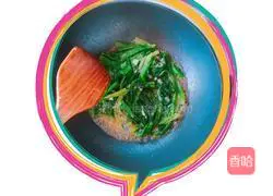 Illustration of how to make lettuce with oyster sauce 4