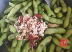 Illustration of how to make thin salted edamame 8