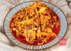 Illustration of how to make red oil King Oyster Mushroom 11