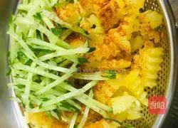 Illustration of how to make fried wolf-tooth potatoes 9