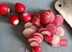 Illustration of how to make pickled cherry radish 2