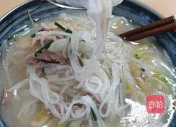 Illustration of how to make pork offal rice cake soup 6