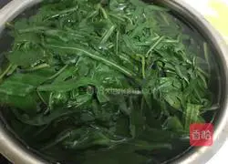 Illustration of how to make cold bitter vegetables 4