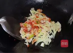 Illustration of how to make cauliflower with tomato sauce 8