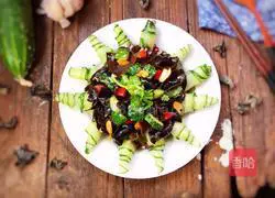 Illustration of how to make fungus and cucumber 17