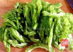 Illustration of how to make sweet and sour bitter melon 4