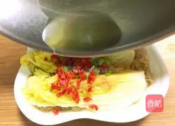 Cantonese style - Illustration of steamed baby cabbage with garlic vermicelli 16