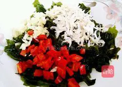 Illustration of how to make cold wakame 5