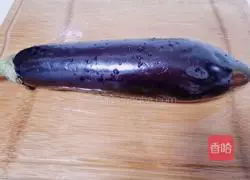 Illustration of how to make sweet and sour eggplant bento 1