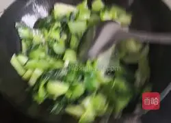 Stir-fried rapeseed Practice illustration 4