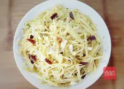 Illustration of how to make spicy and sour potato shreds 6