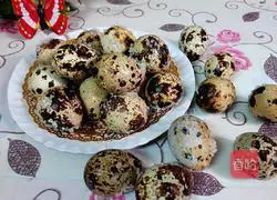 Illustration of how to make salt-baked quail eggs 10