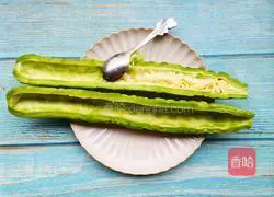 Illustration of how to make cold bitter melon 2