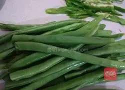 Illustration of Grandma's recipe for green beans 1