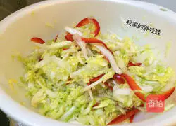 Illustration of how to make cold cabbage 4