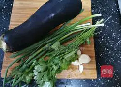 Illustration of how to make cold eggplant 1