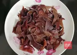 Cold yuba Illustration of how to make fungus 3