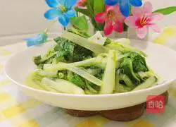 Illustration of how to make stir-fried hibiscus vegetables 12