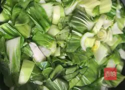 Illustration of how to make stir-fried rapeseed 2