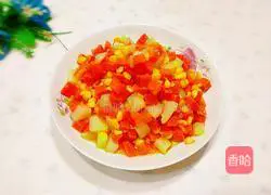 Illustration of how to make fried corn with carrots and potatoes 14