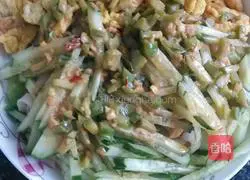 Illustration of how to make cold noodles 11