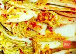 Illustration of how to make Korean spicy cabbage 4