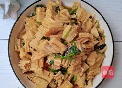 Illustration of how to make cold yuba 14