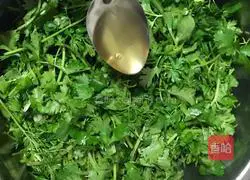 Illustration of steamed coriander 4