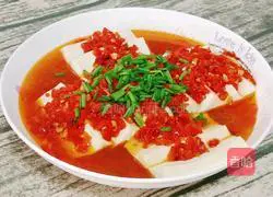 Illustration of how to make chopped pepper tofu 12