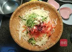 Saute Illustration of how to make potato shreds 5