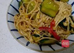 Illustration of how to make cold mushrooms and cucumbers 10